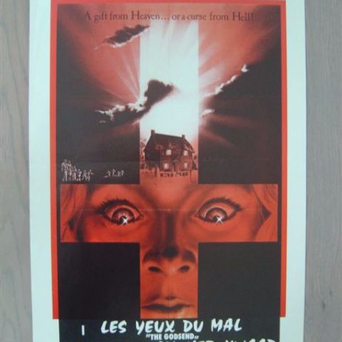 'Les yeux du mal' (Godsend) Belgian affichette
